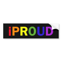 iProud bumper stickers