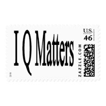 IQ Matters postage by CelebrationZazzle IQ Matters postage