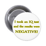 IQ Test Pinback Button