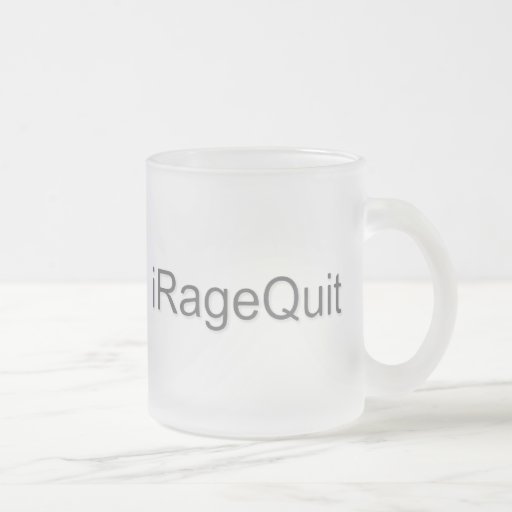 iRageQuit Rage Quitting Gamer Coffee Mugs