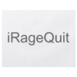 iRageQuit Rage Quitting Gamer Flyers