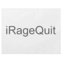 iRageQuit Rage Quitting Gamer Flyers