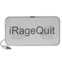 iRageQuit Rage Quitting Gamer Laptop Speaker