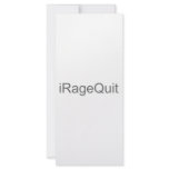iRageQuit Rage Quitting Gamer Custom Rack Cards
