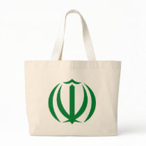 Iran Coat of Arms Tote Bag