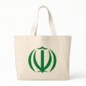 Iran Coat of Arms Tote Bag