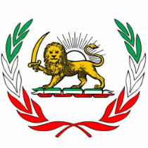 Iran customary flag photo cut outs