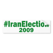 Iran Election bumper stickers
