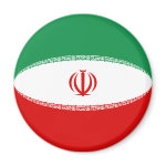 Iran Fisheye Flag Magnet
