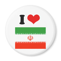 Iran Flag Fridge Magnet