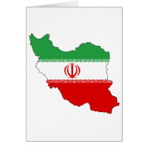 Iran flag map cards by FlagStore Iran flag map cards