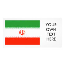 Iran Flag photo cards by flagshirts Iran Flag photo cards