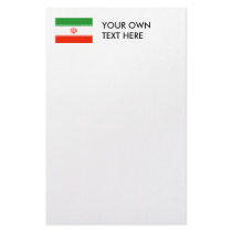 Iran Flag stationery