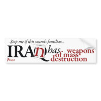 Iran Has WMD Bumper Stickers
