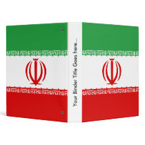 Iran High quality Flag 3 Ring Binders