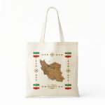 Iran Map Flag Border Bag