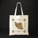 Iran Map Flag Border Bag