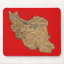 Iran Map Mousepad by FlagAndMap Iran Map Mousepad