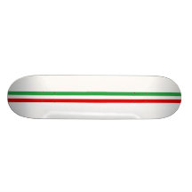 Iran Tricolor Stripe Skateboard Deck