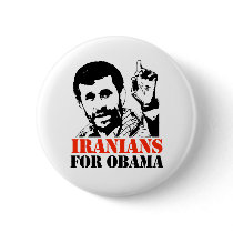 IRANIANS FOR OBAMA buttons by Politicaltshirts IRANIANS FOR OBAMA buttons