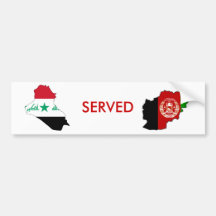 Iraq & Afghanistan Veteran Bumper Stickers