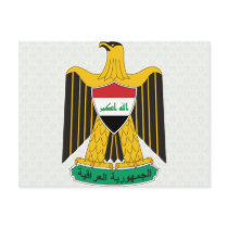 Iraq Coat of Arms detail Postcards