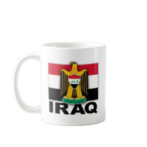 Iraq Coat of Arms Flag Mug