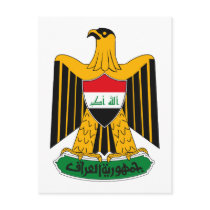 Iraq Coat of Arms postcards