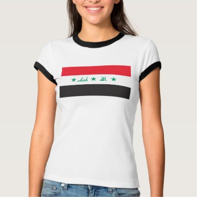 Iraq Flag (2004) T-shirt by FlagTshirts