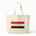 Iraq Flag (2004) Tote Bag by FlagTshirts Iraq Flag (2004) Tote Bag