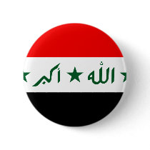 Iraq Flag Pinback Buttons
