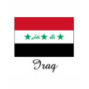 Iraq Flag Design t-shirts