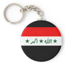 Iraq Flag Keychain
