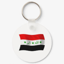 Iraq Flag Keychain by LivingFlags2 Iraq Flag Keychain