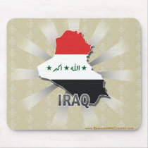 Iraq Flag Map 2.0 Mouse Pad
