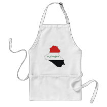 Iraq flag map aprons