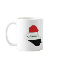 Iraq flag map mug