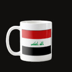 Iraq Flag Map Classic Mug