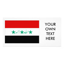 Iraq Flag photo cards by flagshirts Iraq Flag photo cards