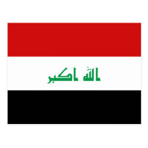 Iraq Flag Postcard