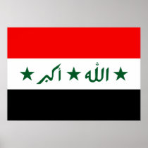 Iraq Flag Print