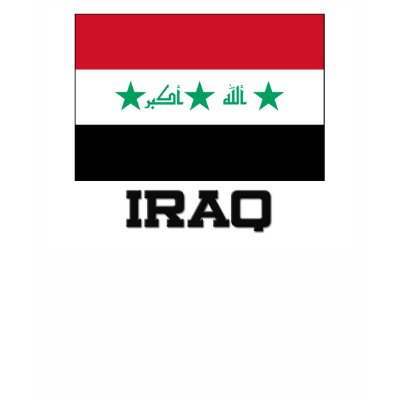 Iraq Flag T Shirts by