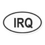 Iraq "IRQ" Oval Sticker