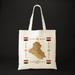 Iraq Map Flag Border Bag