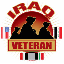 Iraq Vet Flags Cut Outs