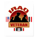 Iraq Vet Flags Poster