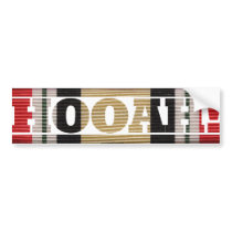Iraq Veteran HOOAH! Sticker Bumper Stickers