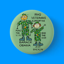 IRAQ VETS FOR OBAMA buttons by lunadaisy IRAQ VETS FOR OBAMA buttons