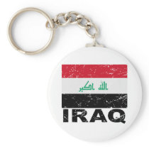 Iraq Vintage Flag Key Chains