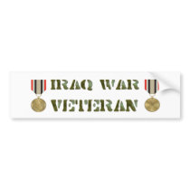 Iraq War Vet bumper stickers